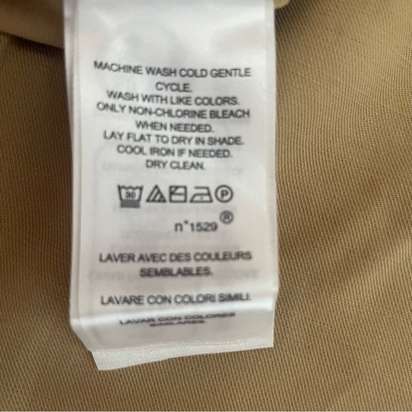 Lauren Ralph Lauren Tan Linen Blend Belted Twill Cropped Pants 37262 - Picture 10 of 12